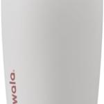 Slider Insulated Stainless Steel Coffee Tumbler, Reusable Iced Coffee Cup, Hot Coffee Travel Mug, BPA Free 12 oz, Vanilla Bean