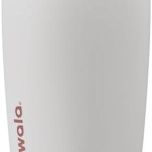 SmoothSip Slider Insulated Stainless Steel Coffee Tumbler, Reusable Iced Coffee Cup, Hot Coffee Travel Mug, BPA Free 12 oz,