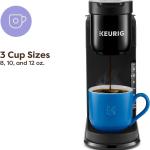 Keurig K-Express Single Serve K-Cup Pod Coffee Maker, 3 Brew Sizes, Strong Button Feature, 42oz Removable Reservoir, Black