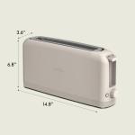 ™ Kitchenware, 6 Setting Shade Control with Reheat & Cancel Buttons, Fits sourdough, 10” Long Slot, Anti Jam & Auto Shutoff, 900 Watt,
