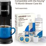 Keurig K-Express Single Serve K-Cup Pod Coffee Maker, 3 Brew Sizes, Strong Button Feature, 42oz Removable Reservoir, Black