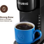 Keurig K-Express Single Serve K-Cup Pod Coffee Maker, 3 Brew Sizes, Strong Button Feature, 42oz Removable Reservoir, Black