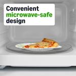 Everyday Disposable Paper Plates, 8.62 Inch, Microwave-Safe, Cut Resistant, Soak-Proof, 100 Count, Packaging May Vary