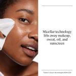Makeup Remover Micellar Wipes for Face Daily Gently Removes Oil Dirt and Waterproof Makeup in a Simple Fully Plant-Based Cloth, 2 pack
