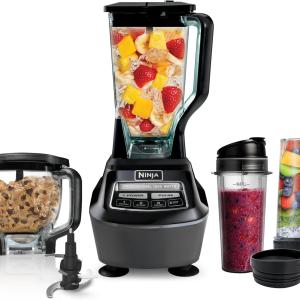All-in-One Food Processor & Blender for Smoothies | Includes Pitcher, (2) 16 oz. To-Go Cups & 8-Cup Bowl |