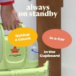 Green Mini Portable Carpet and Upholstery Deep Cleaner, Car/Auto Detailer,